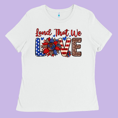 Land That We Love Ladies Tee Designed By Zillion Design Studio