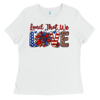 White land that we love Ladies Tee - Zillion Design Studio