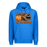 True Royal Tis' the season Football black helmet Premium Hoodie - NancyCooperArtShop