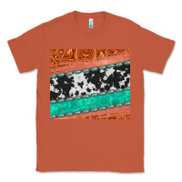 Copper western turquoise gemstone cowhide  leather tumbler Classic Tee - Jasminsmagicworld