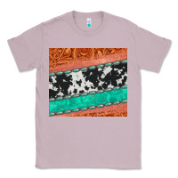 Lilac western turquoise gemstone cowhide  leather tumbler Classic Tee - Jasminsmagicworld