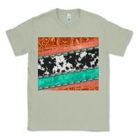 Matcha western turquoise gemstone cowhide  leather tumbler Classic Tee - Jasminsmagicworld