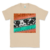 Mushroom western turquoise gemstone cowhide  leather tumbler Classic Tee - Jasminsmagicworld