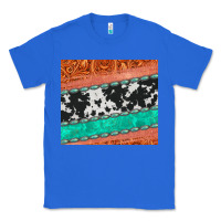 True Royal western turquoise gemstone cowhide  leather tumbler Classic Tee - Jasminsmagicworld