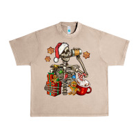 French Oak christmas skeleton coffee Urban Heavy Tee - Jasminsmagicworld