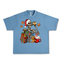 Pebble Blue christmas skeleton coffee Urban Heavy Tee - Jasminsmagicworld