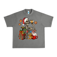 Tornado christmas skeleton coffee Urban Heavy Tee - Jasminsmagicworld