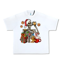 White christmas skeleton coffee Urban Heavy Tee - Jasminsmagicworld