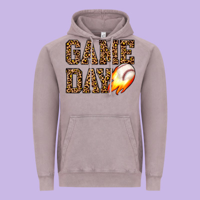 Game Day Baseball Vintage Hoodie Designed By Jahusdesignshop