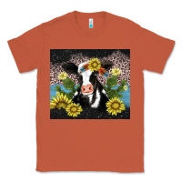 Copper cow cactus and sunflower Classic Tee - AdoDesignShop