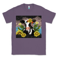 Lavender cow cactus and sunflower Classic Tee - AdoDesignShop