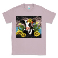 Lilac cow cactus and sunflower Classic Tee - AdoDesignShop