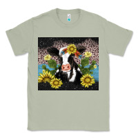 Matcha cow cactus and sunflower Classic Tee - AdoDesignShop