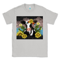 Moon Dust cow cactus and sunflower Classic Tee - AdoDesignShop