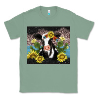 Sage cow cactus and sunflower Classic Tee - AdoDesignShop