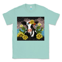 Seafoam cow cactus and sunflower Classic Tee - AdoDesignShop