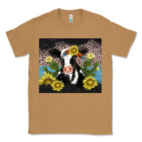Toasted Coconut cow cactus and sunflower Classic Tee - AdoDesignShop