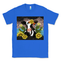 True Royal cow cactus and sunflower Classic Tee - AdoDesignShop