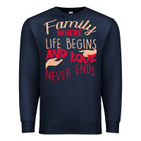 Navy Family Premium Sweatshirt - Bettercallsaul