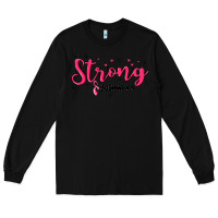 Black strong joshua 1 9 Long Sleeve Tee - MaliasSmallBusiness