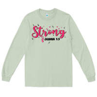 Matcha strong joshua 1 9 Long Sleeve Tee - MaliasSmallBusiness