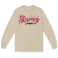 Strong Joshua 1 9 Long Sleeve Tee | Teevron
