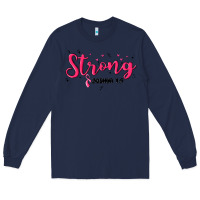 Navy strong joshua 1 9 Long Sleeve Tee - MaliasSmallBusiness