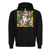 Black christmas smile gingerbread cookie seamless pattern bbs Zipper Hoodie - BundleAndBundleShop