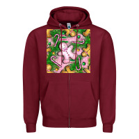 Burgundy christmas smile gingerbread cookie seamless pattern bbs Zipper Hoodie - BundleAndBundleShop