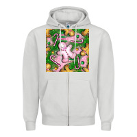 Dove Grey christmas smile gingerbread cookie seamless pattern bbs Zipper Hoodie - BundleAndBundleShop