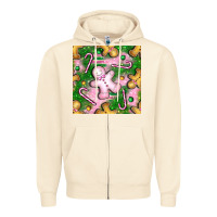 Sandshell christmas smile gingerbread cookie seamless pattern bbs Zipper Hoodie - BundleAndBundleShop