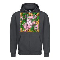 Smoke christmas smile gingerbread cookie seamless pattern bbs Zipper Hoodie - BundleAndBundleShop