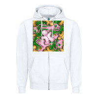 White christmas smile gingerbread cookie seamless pattern bbs Zipper Hoodie - BundleAndBundleShop