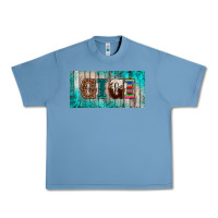 Western Turquoise Gigi License Plate Urban Heavy Tee | Teevron