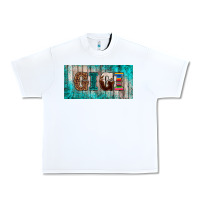 White western turquoise gigi license plate Urban Heavy Tee - BarkalooDesign