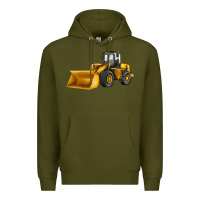 Army Green bulldozer Premium Hoodie - JahusDesignShop