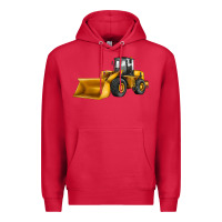Cardinal bulldozer Premium Hoodie - JahusDesignShop