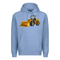 Colony Blue bulldozer Premium Hoodie - JahusDesignShop