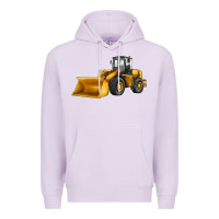 Lilac bulldozer Premium Hoodie - JahusDesignShop