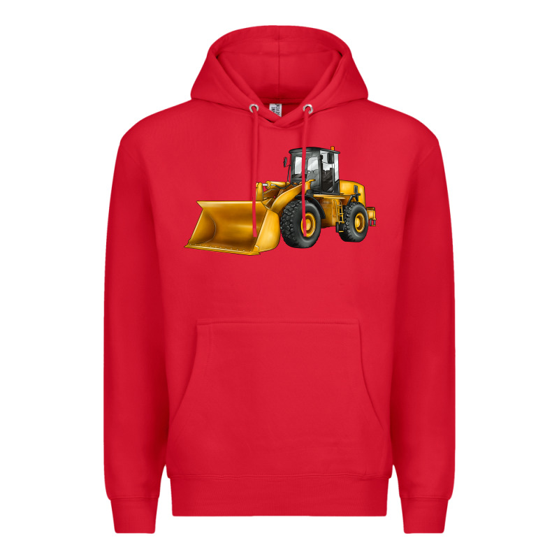 Bulldozer Premium Hoodie by JahusDesignShop | Teevron