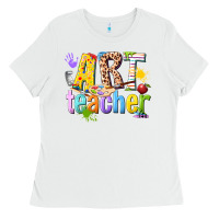 White art teacher Ladies Tee - texasbilliewilder