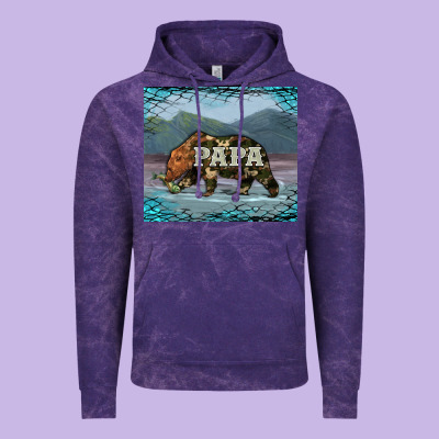 Papa Bear Tumbler Vintage Hoodie Designed By Artiststas