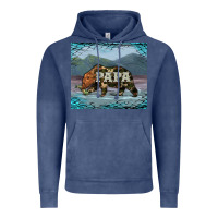 Vintage Denim papa bear tumbler Vintage Hoodie - Artiststas