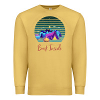Antique Gold camping The Best Outdoor Activity Is Going Back Inside Premium Sweatshirt - Bettercallsaul
