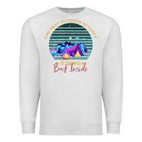 Oatmeal Heather camping The Best Outdoor Activity Is Going Back Inside Premium Sweatshirt - Bettercallsaul