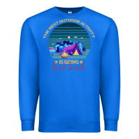 True Royal camping The Best Outdoor Activity Is Going Back Inside Premium Sweatshirt - Bettercallsaul