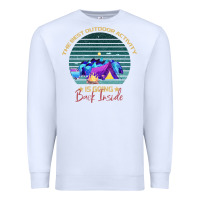 White camping The Best Outdoor Activity Is Going Back Inside Premium Sweatshirt - Bettercallsaul