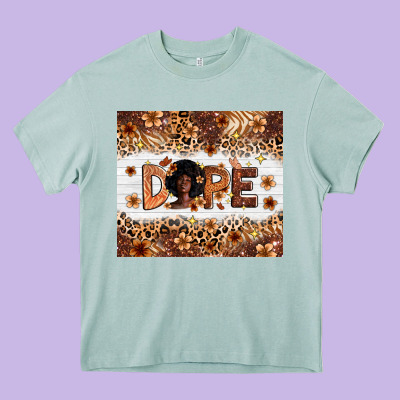 Dope Melanin Heavy Core Tee Designed By Zillion Design Studio
