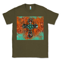 Army Green western cross tumbler Classic Tee - Jasminsmagicworld