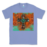 Colony Blue western cross tumbler Classic Tee - Jasminsmagicworld